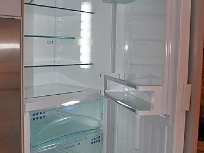 Встроенный холодильник классическое исполнение в скандинавском стиле