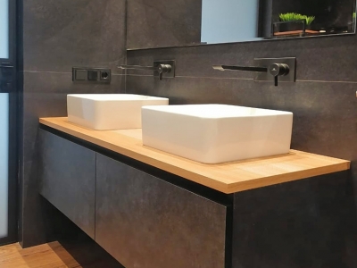 Керамические фасады мебели для ванной комнаты